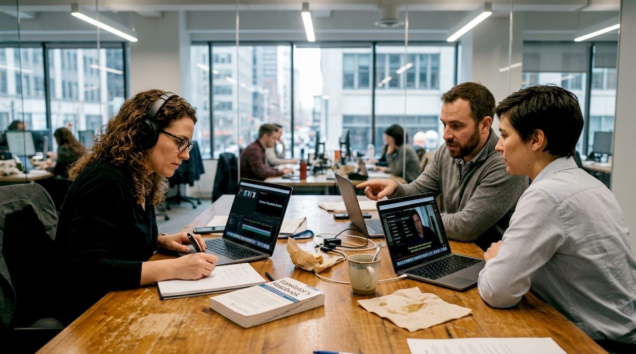 Team collaborates on multilingual video project