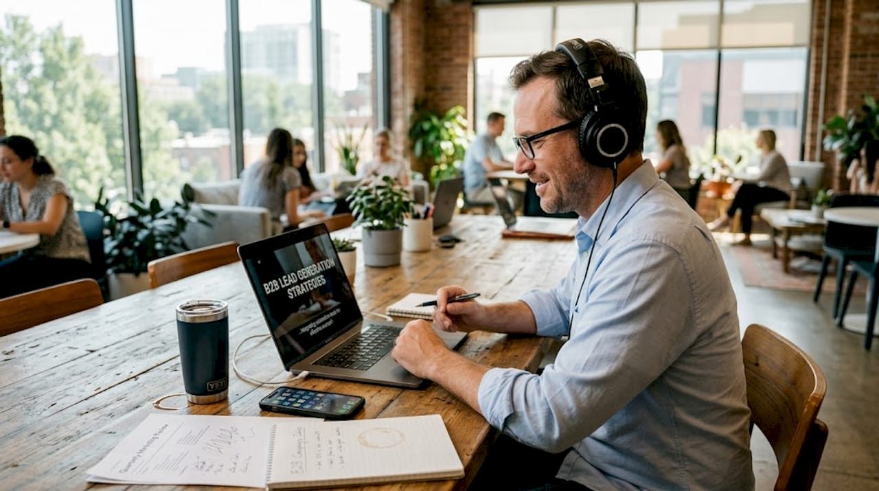 Why captions boost engagement in B2B video content