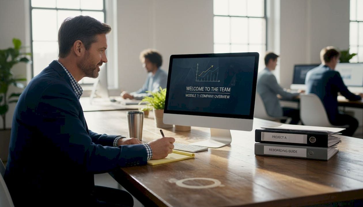 Video onboarding for B2B clients: 90% faster training