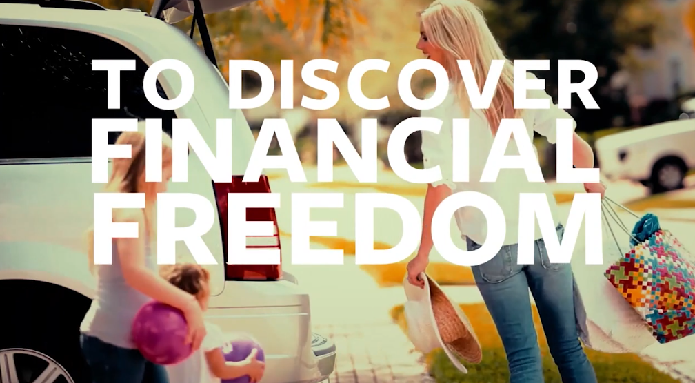 B2B marketing film still — financial services brand story